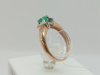КОЛЬЦО Бриллиант, изумруд (Au 585)