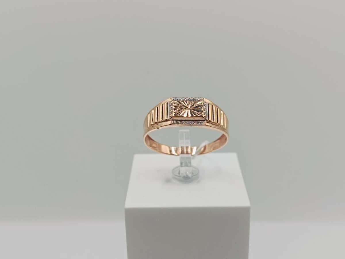 ПЕЧКМИ375 ПЕЧАТКА С КАМНЯМИ (Au 375)