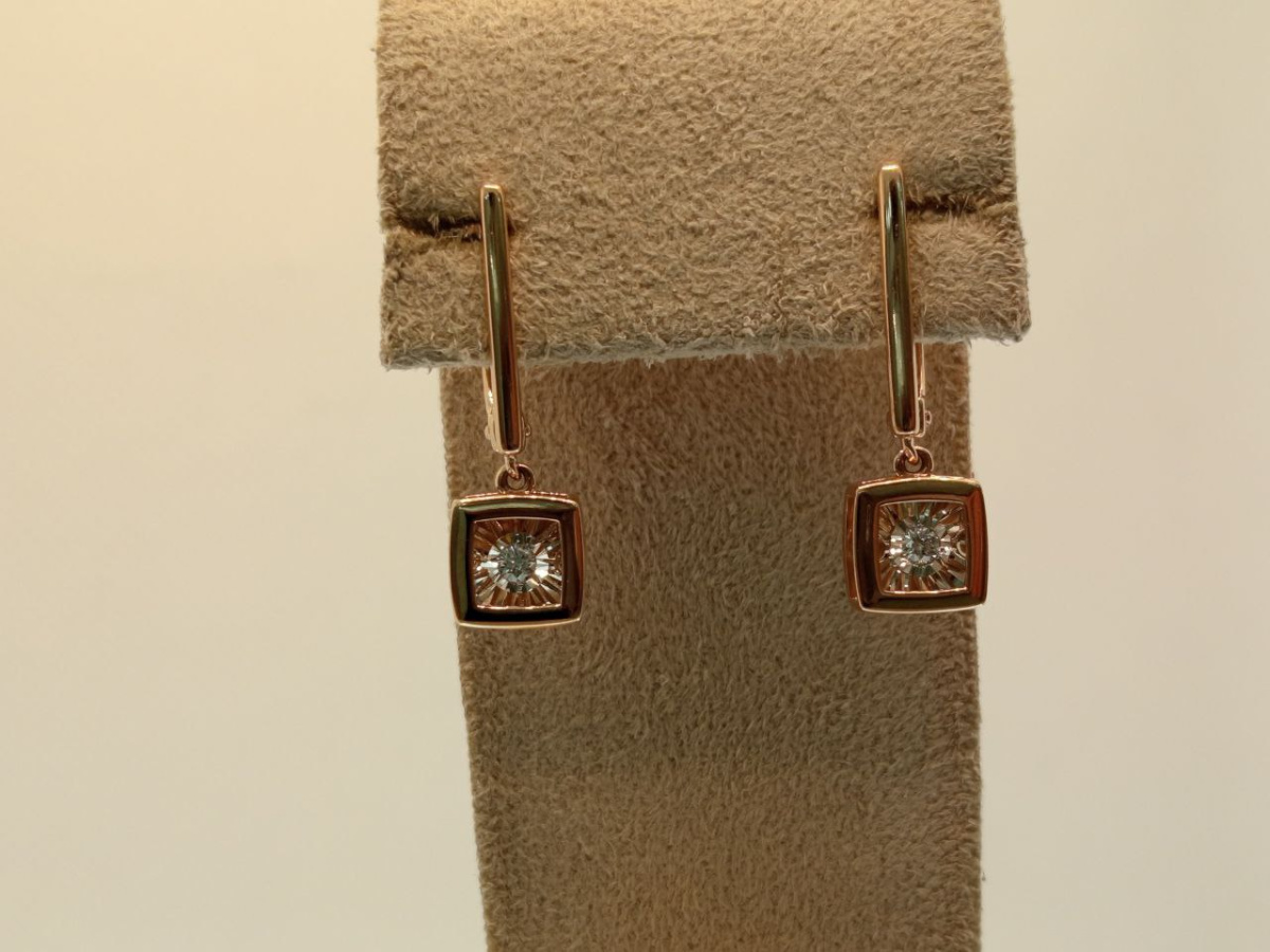 СЕРЬГИ БРИЛЛИАНТ (Au 585)