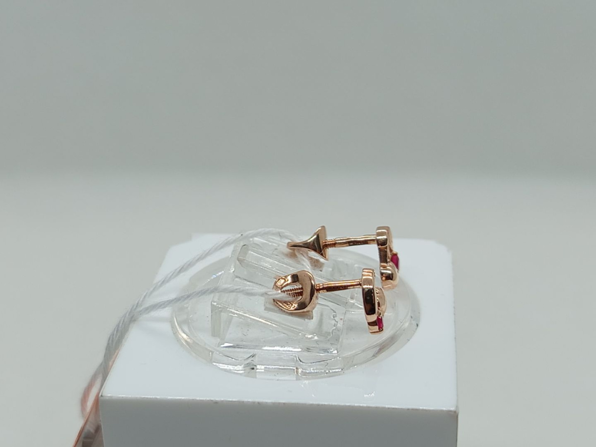 СПУС585 СЕРЬГИ ПУСЕТЫ (Au 585)