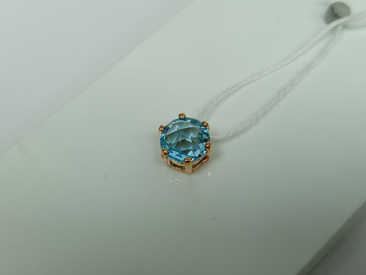 ПОДКМ585 ПОДВЕСКА С КАМНЕМ (Au 585)