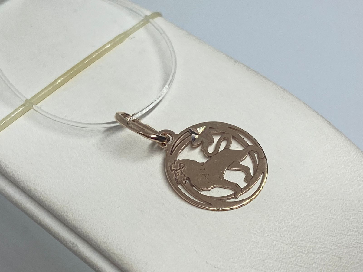 ПОДВЕСКА ЗНАК ЗОДИАКА ЛЕВ (Au 585)