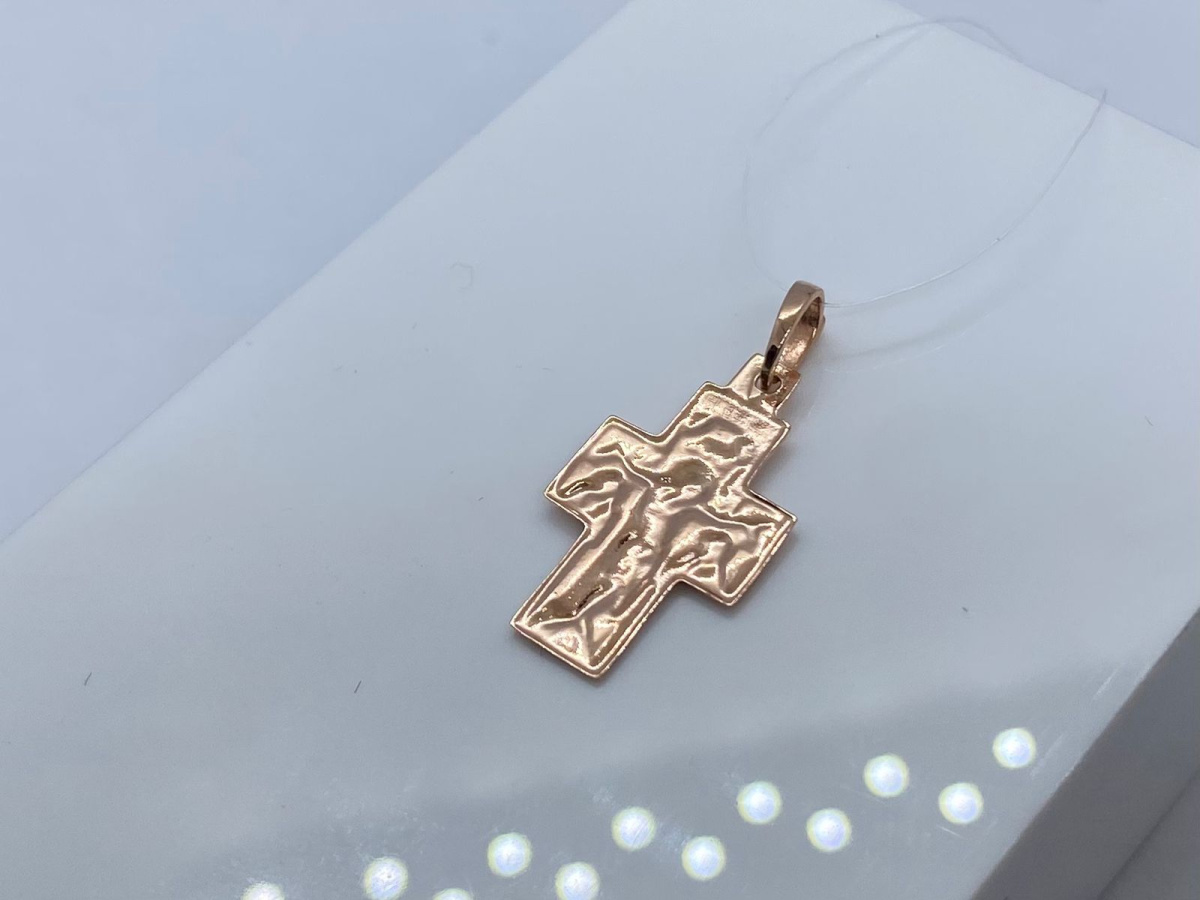 ПОДВЕСКА КРЕСТ без камня (Au 585)