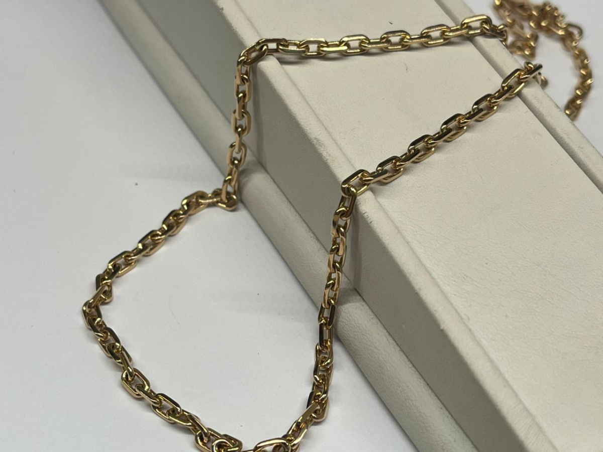 ЦЛЯК585 ЦЕПЬ ПОЛНОВЕСНАЯ Якорное (Au 585) ЦЛЯК585 ЦЕПЬ ПОЛНОВЕСНАЯ Якорное (Au 585)