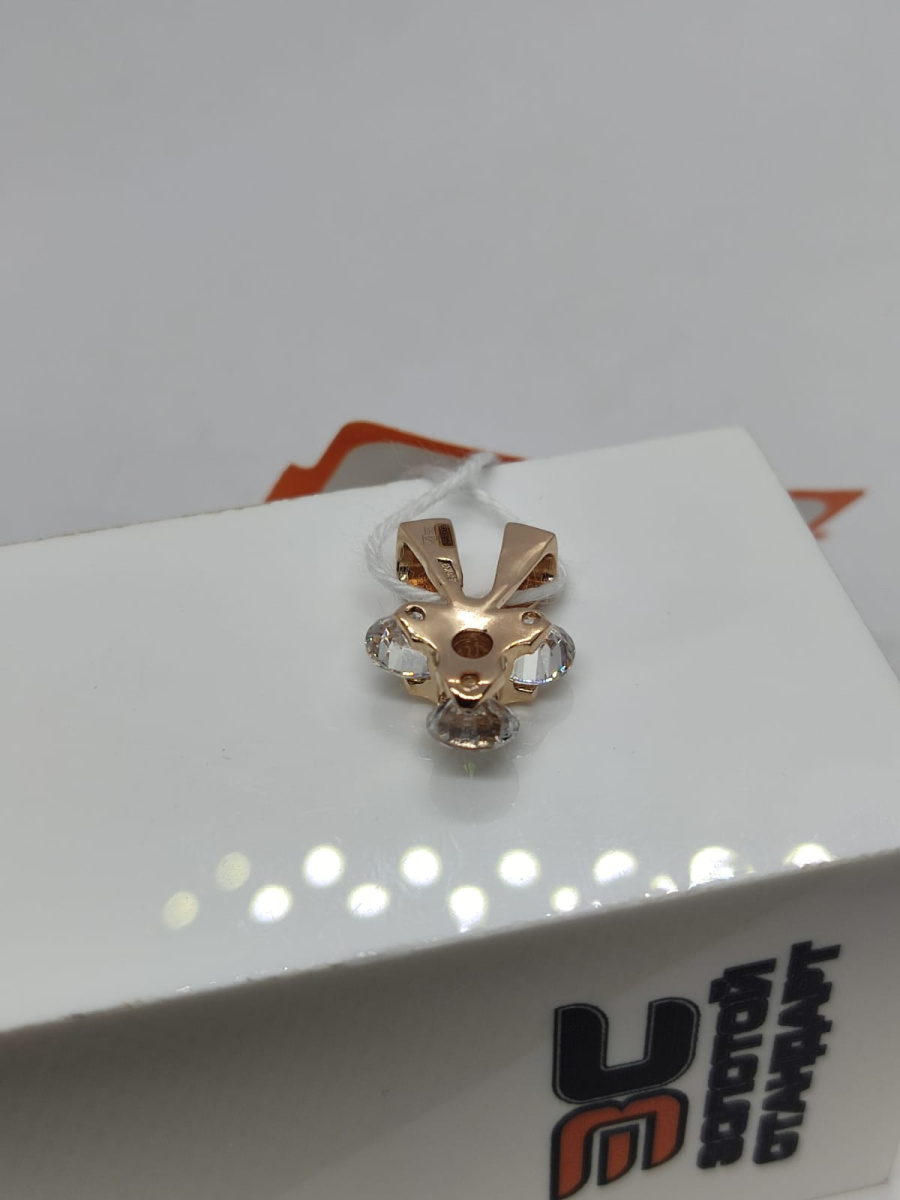 ПОДКМИ585 ПОДВЕСКА С КАМНЯМИ (Au 585)