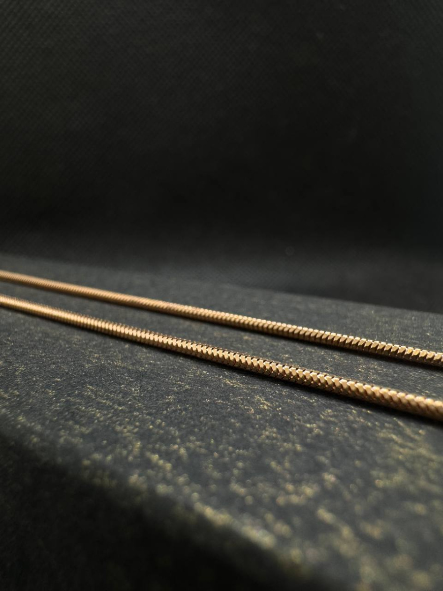 ЦЕПЬ ПОЛНОВЕСНАЯ Жгут(снейк) (Au 585)