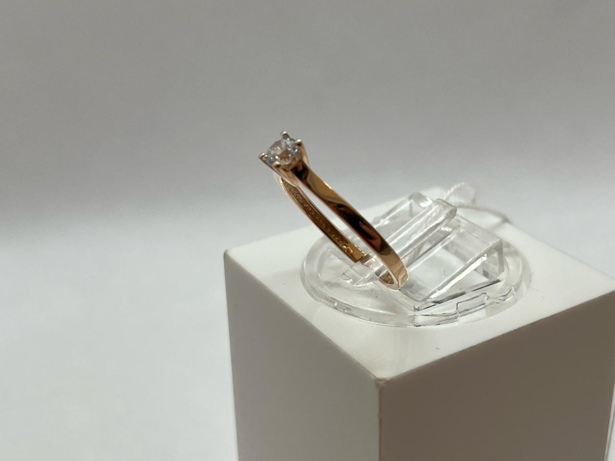 КОЛЬЦО С КАМНЕМ (Au 585)