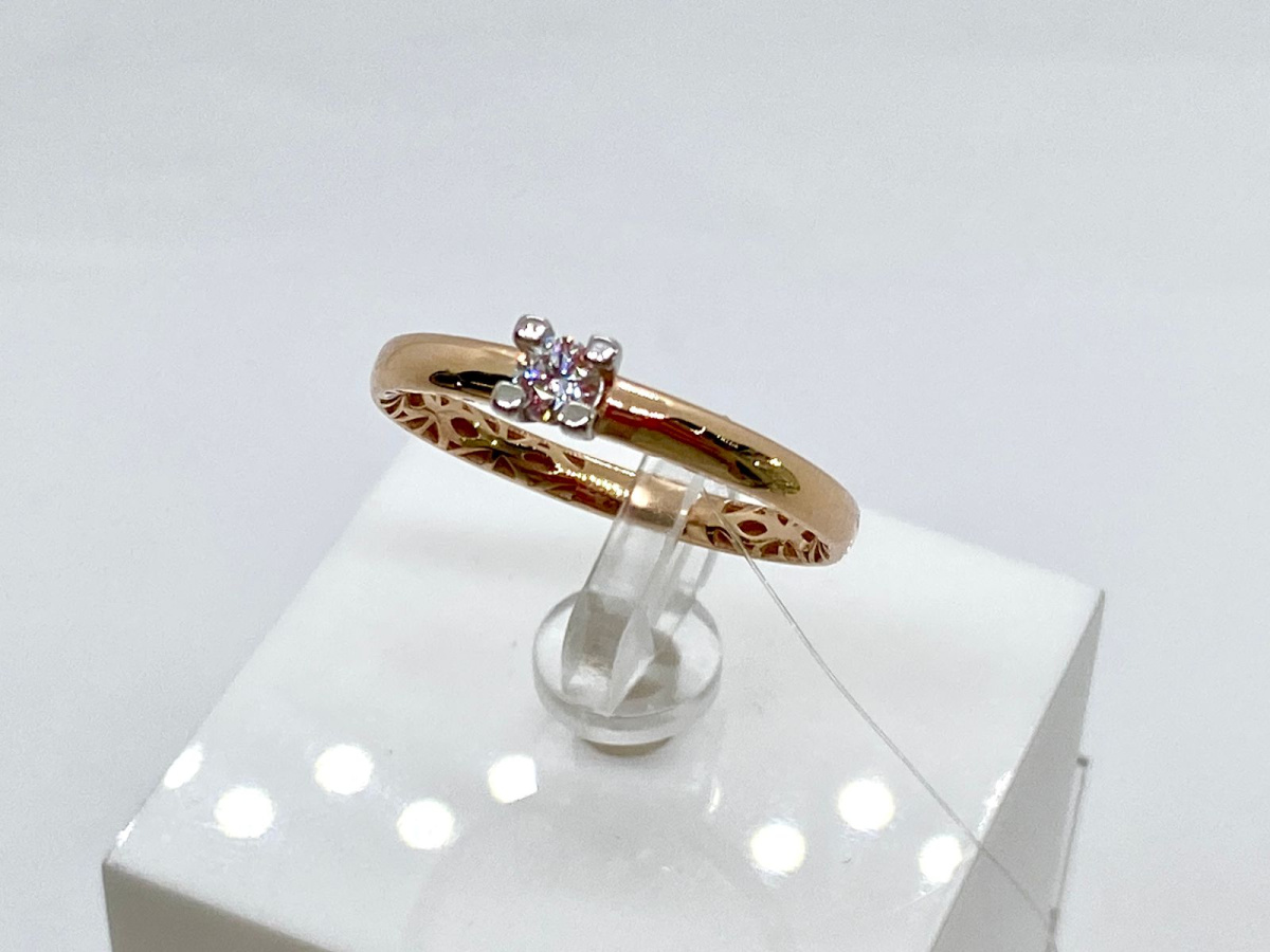 КОЛЬЦО С КАМНЕМ (Au 585)