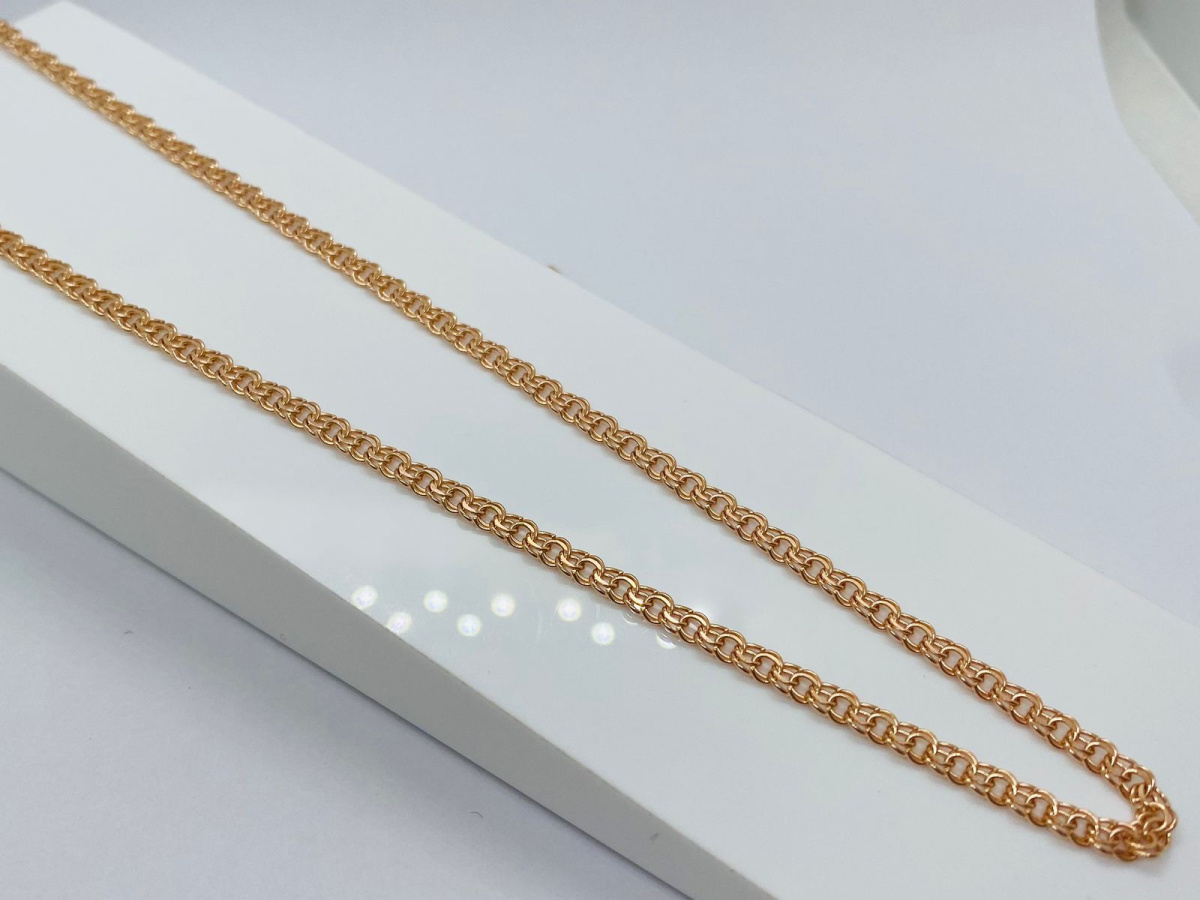 8050200-60 ЦЕПЬ ПОЛНОВЕСНАЯ Бисмарк (Au 585)