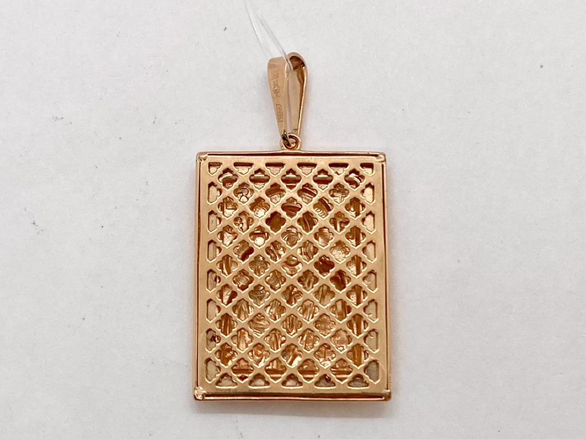 00-63-0189-00 ПОДВЕСКА ИКОНА без камня (Au 585)