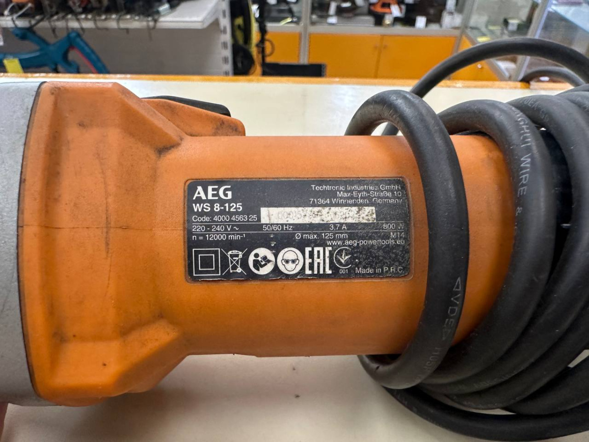 Угловая шлифмашина AEG WS 8-125