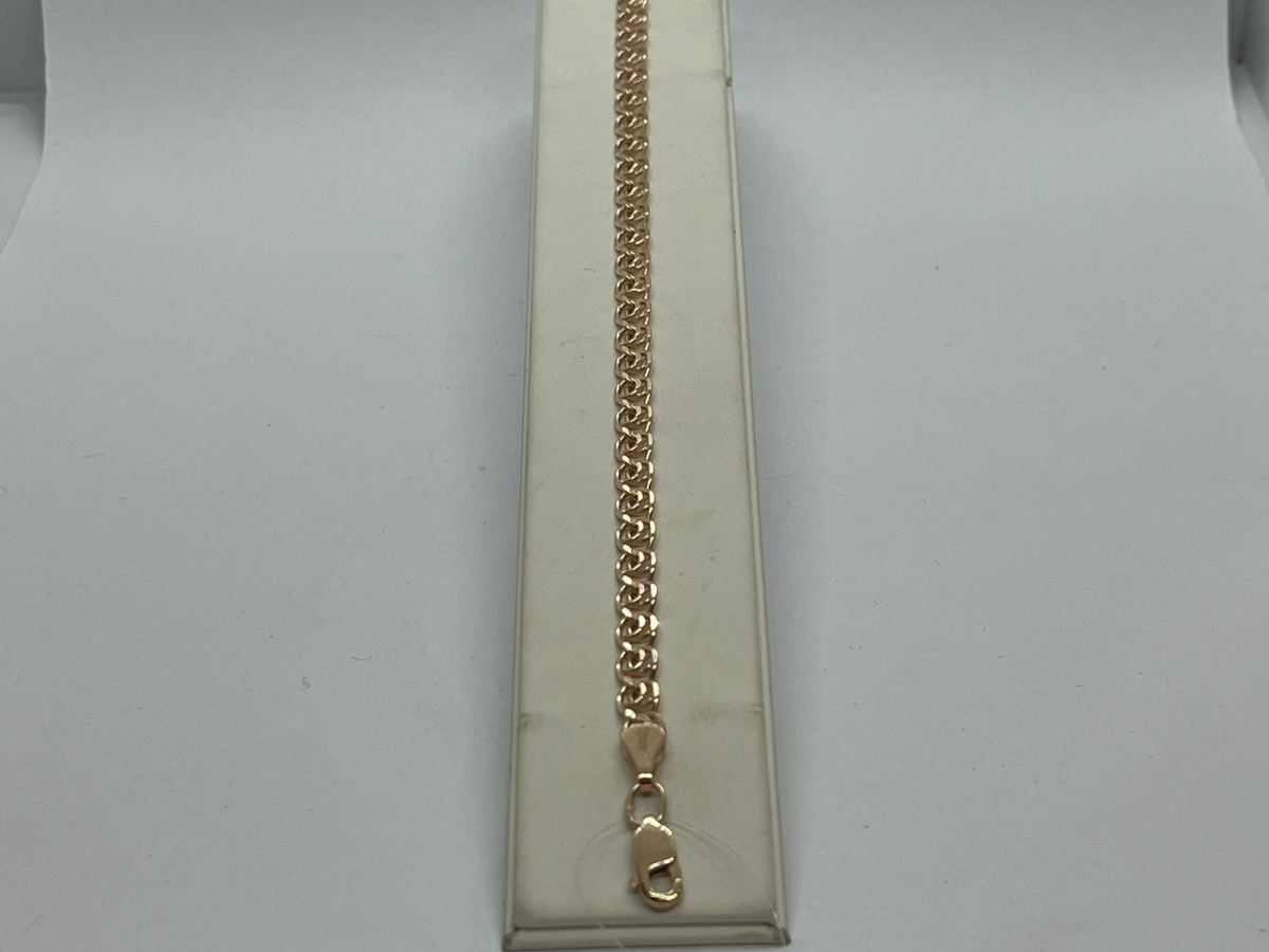 7080270П-20 БРАСЛЕТ ПУСТОТЕЛЫЙ Лав (Au 585)