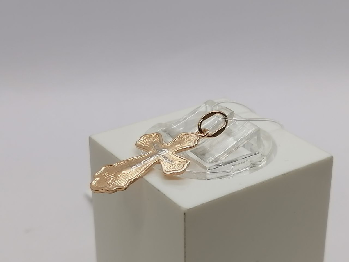 ПОДВЕСКА КРЕСТ без камня (Au 585)