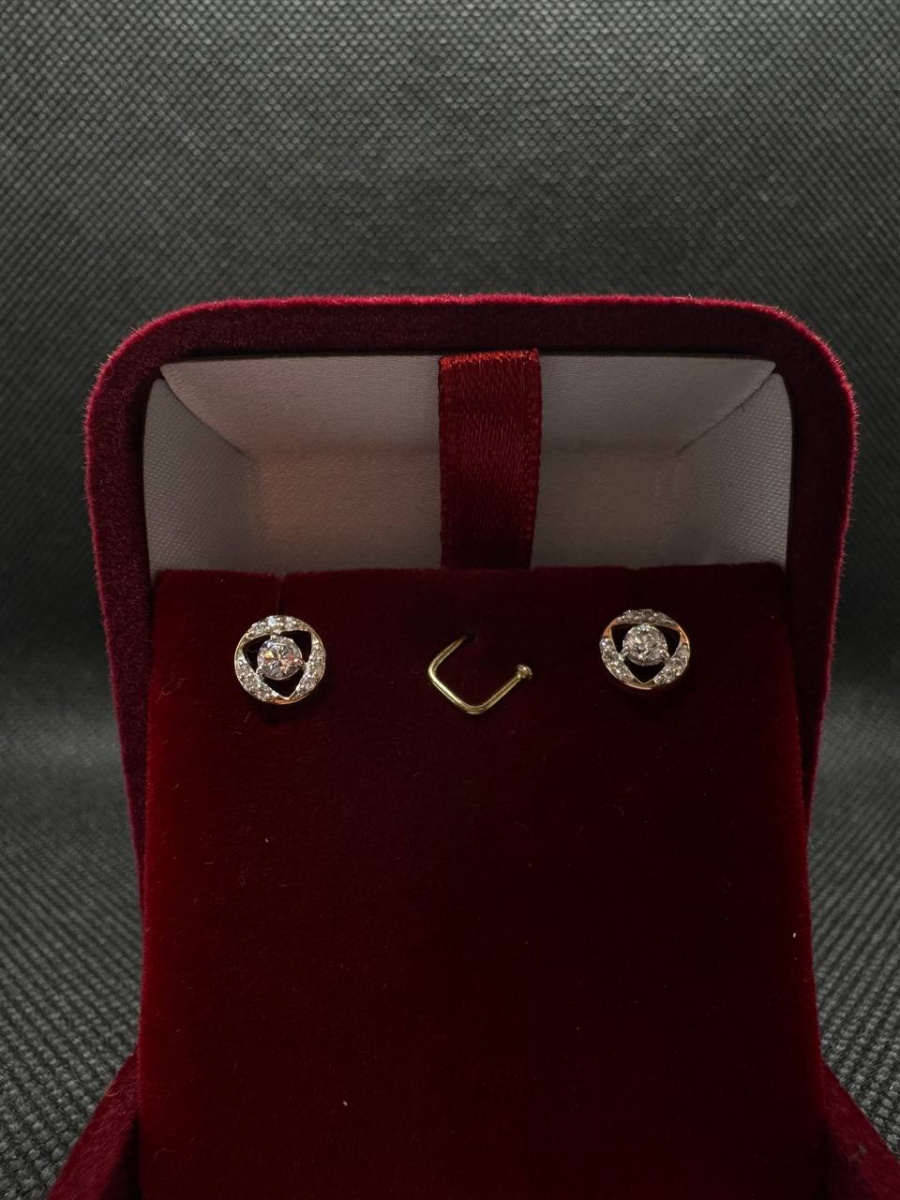 СПУС585 СЕРЬГИ ПУСЕТЫ (Au 585)