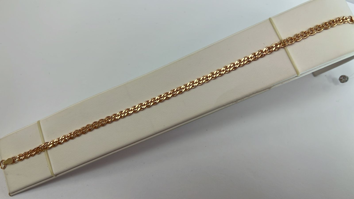 7060155-20 БРАСЛЕТ ПОЛНОВЕСНЫЙ Нона (Au 585)