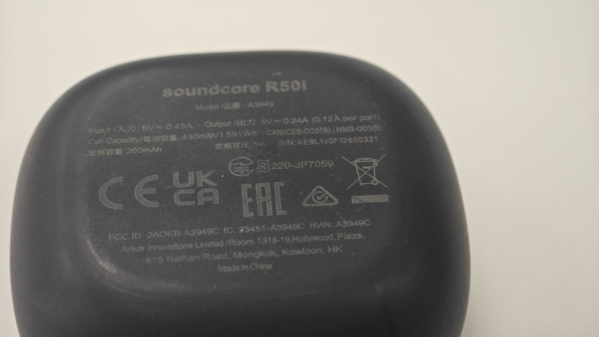 Наушники беспроводные Anker Soundcore R50i