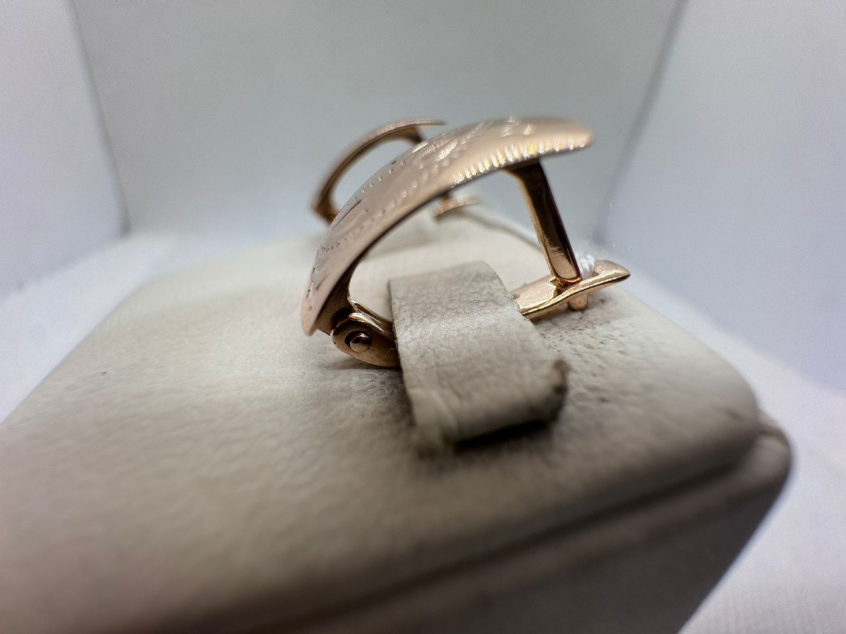 СБКМ585 СЕРЬГИ БЕЗ КАМНЯ (Au 585)