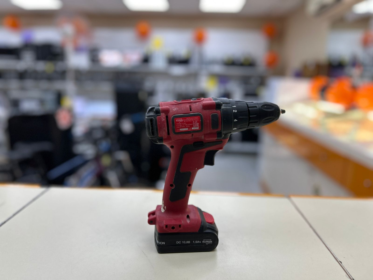 Шуруповерт Elitech ДА 10.8СЛК2