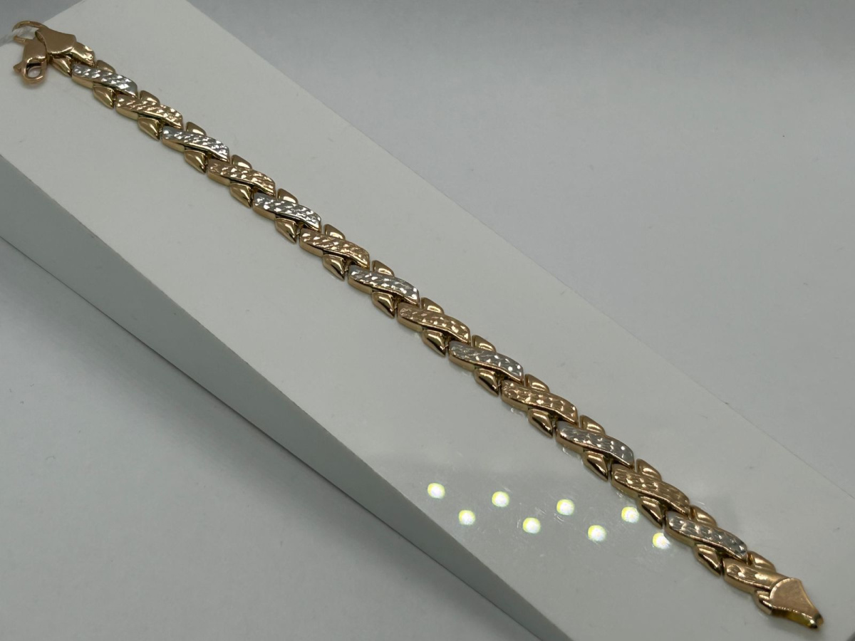 БРАСЛЕТ ПУСТОТЕЛЫЙ Ролекс Au 585 БРАСЛЕТ ПУСТОТЕЛЫЙ Ролекс Au 585