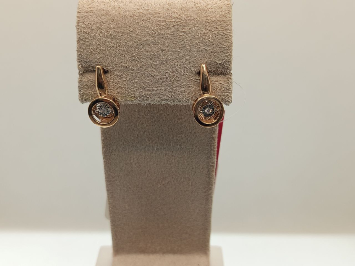 СЕРЬГИ БРИЛЛИАНТ (Au 585)