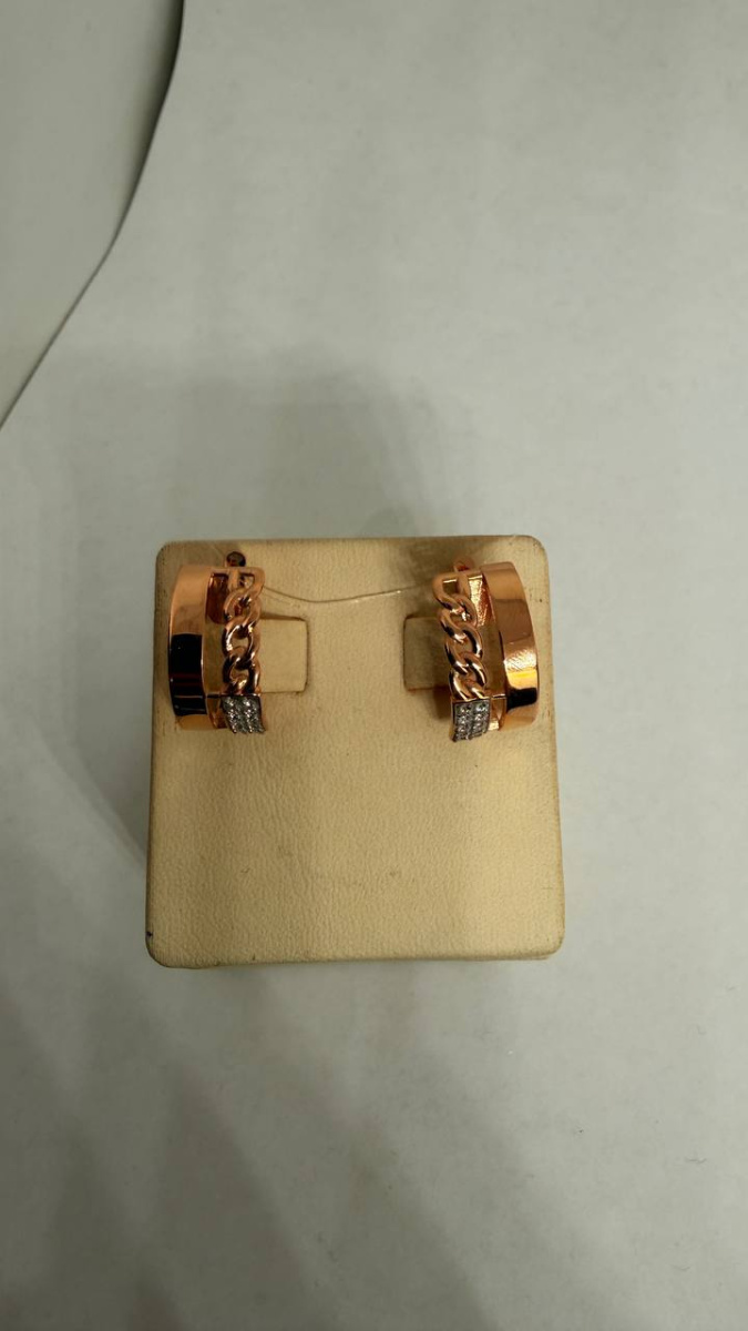 СЕРЬГИ С КАМНЯМИ (Au 585)