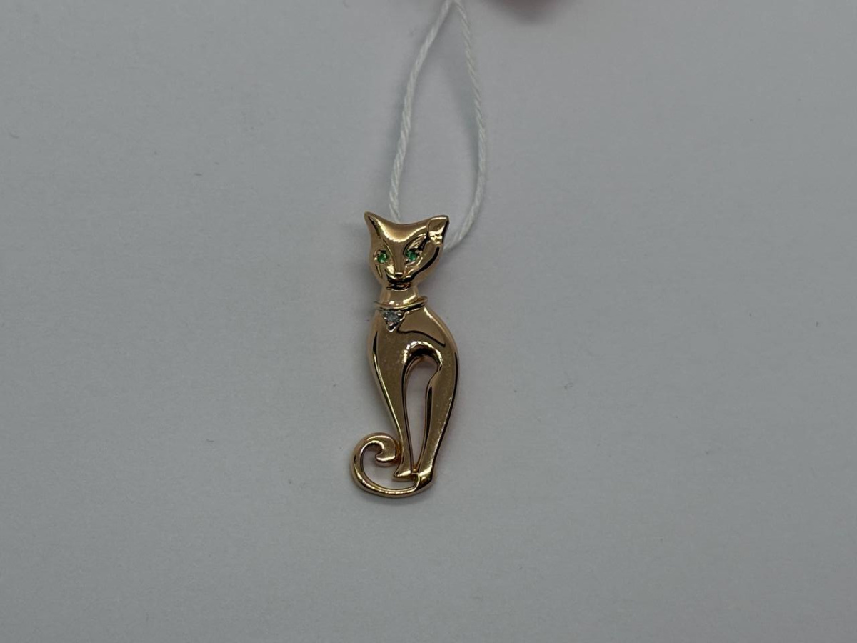 ПОДКМИ585 ПОДВЕСКА С КАМНЯМИ (Au 585)