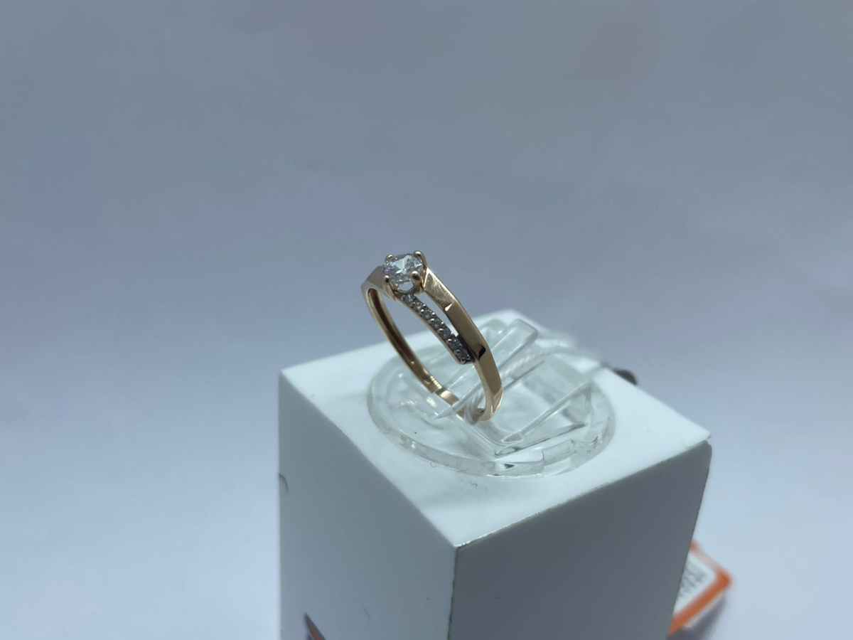 КОЛКМИ585 КОЛЬЦО С КАМНЯМИ (Au 585)