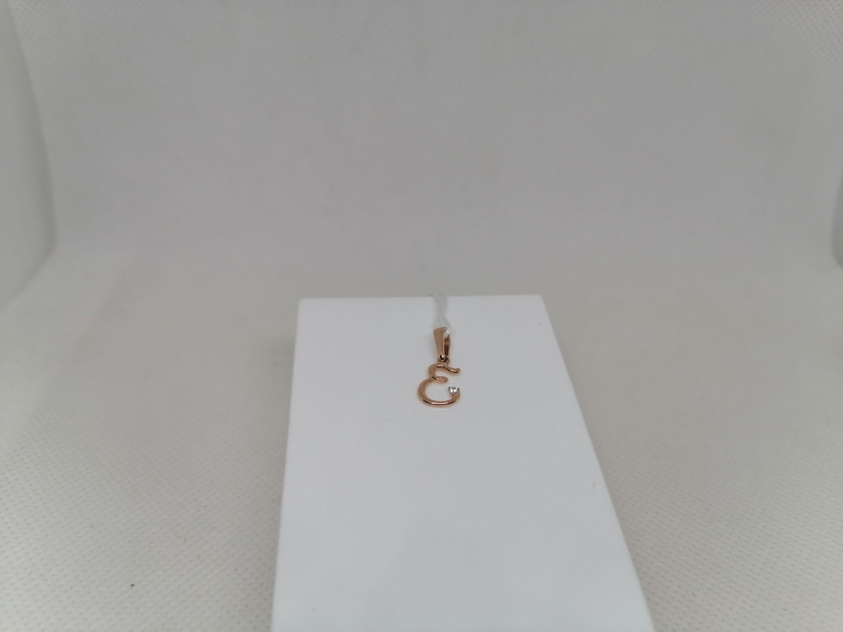 ПОДВЕСКА БУКВА Е Au 585