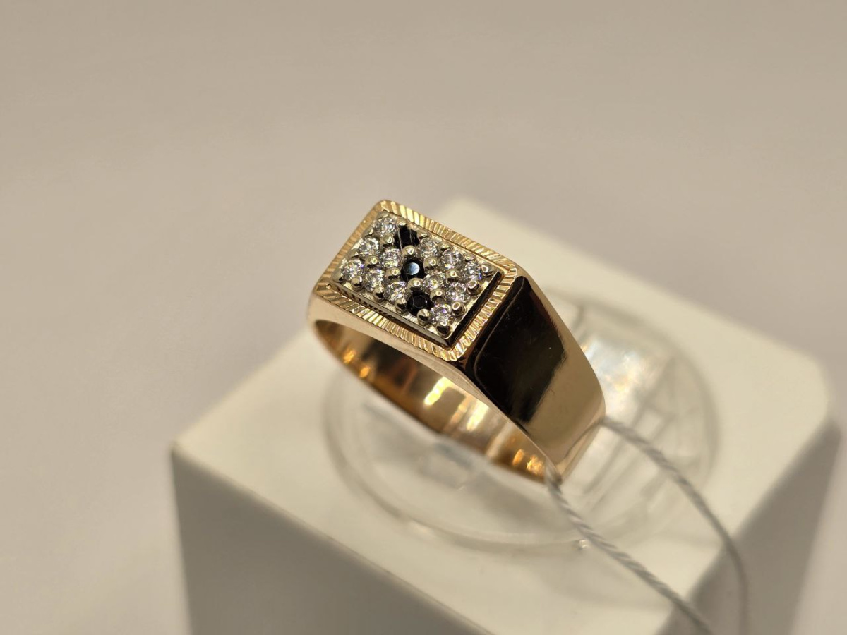 ПЕЧКМИ585 ПЕЧАТКА С КАМНЯМИ (Au 585)