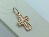 ПОДВЕСКА КРЕСТ с камнями (Au 585)