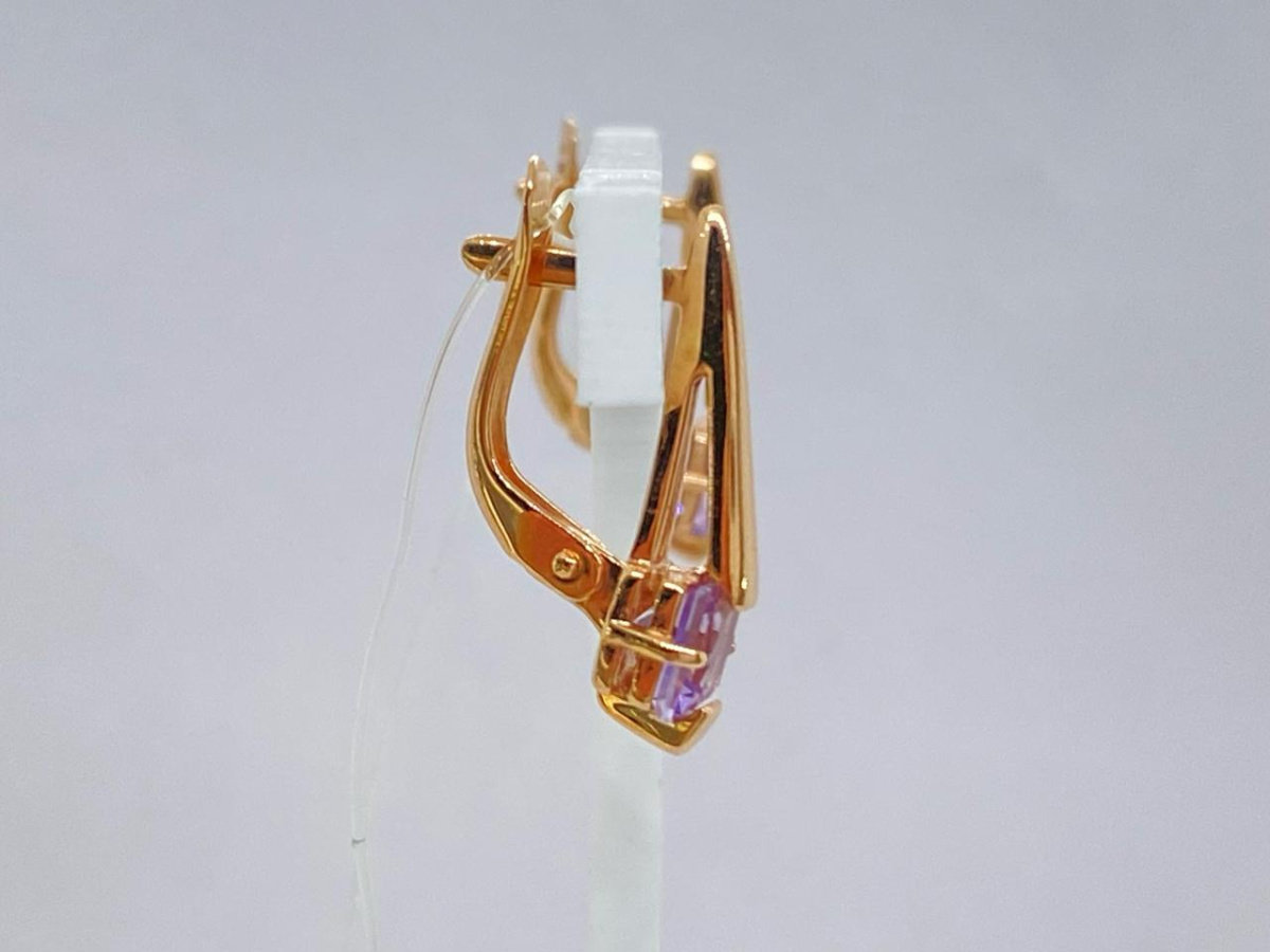 02-52-0300-01 СЕРЬГИ С КАМНЯМИ (Au 585)