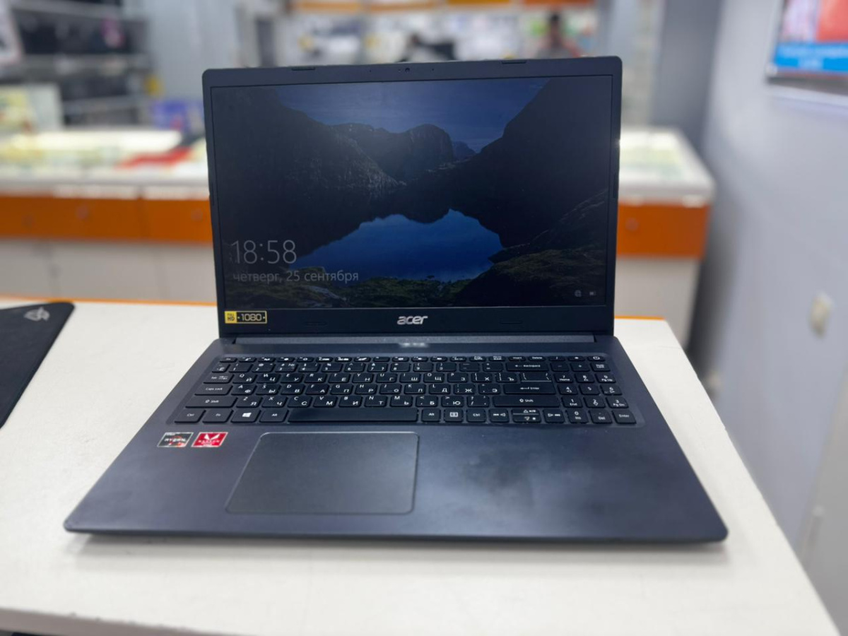 Ноутбук Acer; Ryzen 5 3500U, Radeon Vega 8, 8 Гб, 256 Гб, Нет