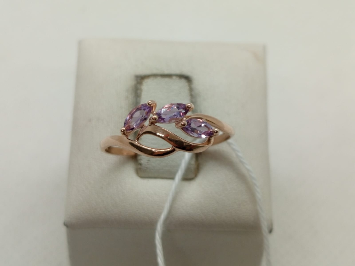 КОЛКМИ585 КОЛЬЦО С КАМНЯМИ (Au 585)