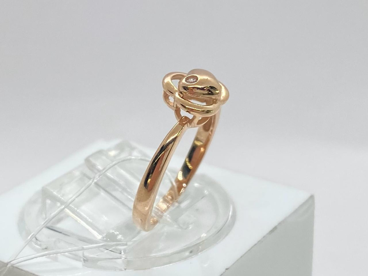 КОЛЬЦО С КАМНЕМ (Au 585)