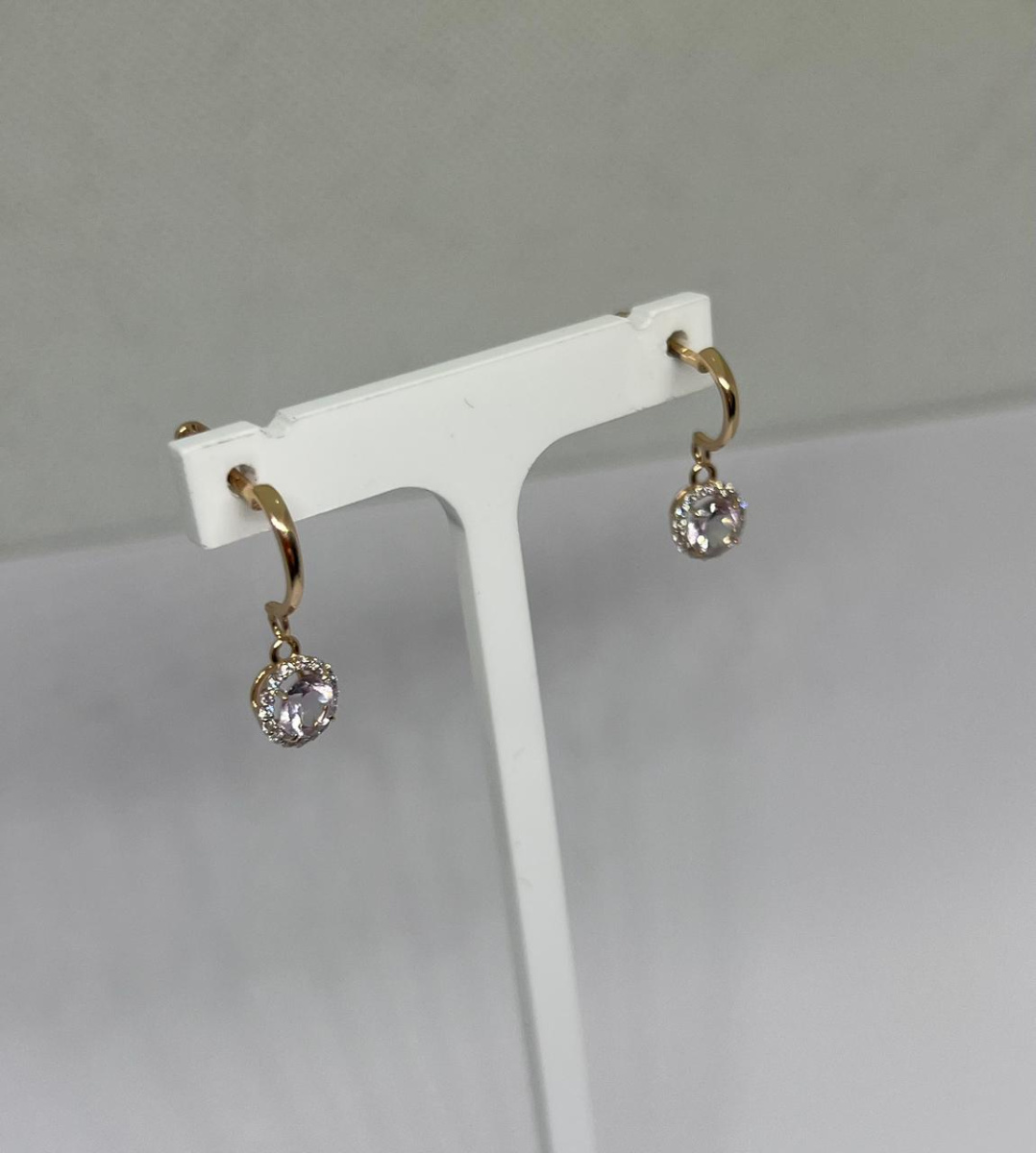 СЕРЬГИ С КАМНЯМИ (Au 585)