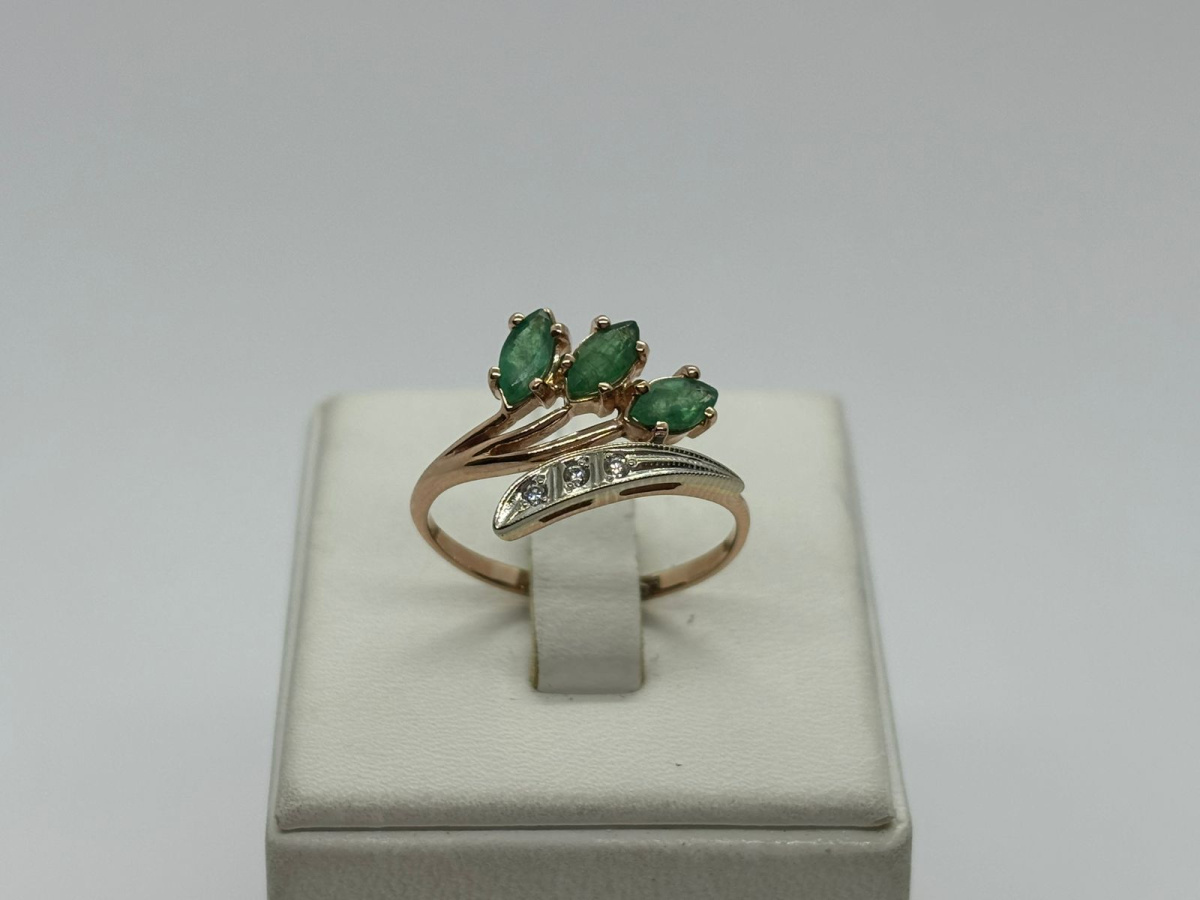 КОЛЬЦО БРИЛЛИАНТ Au 585