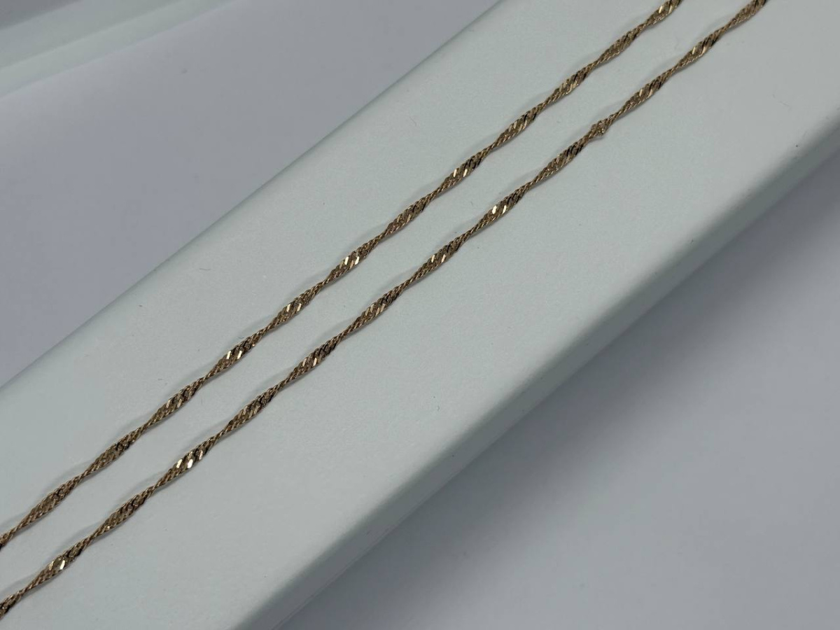 ЦЛСИ585 ЦЕПЬ ПОЛНОВЕСНАЯ Сингапур (Au 585)