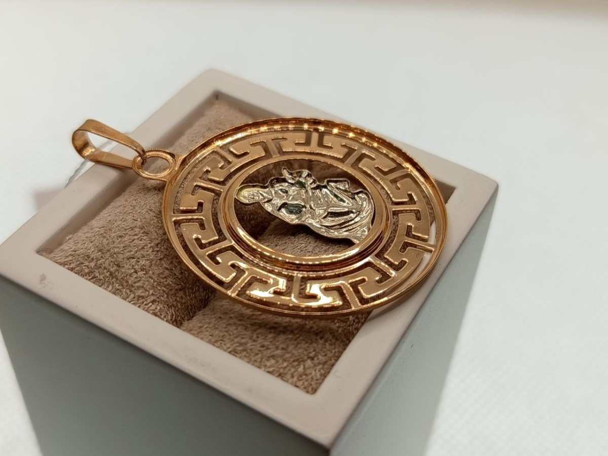 ПОДВЕСКА ЗНАК ЗОДИАКА ВОДОЛЕЙ (Au 585) ПОДВЕСКА ЗНАК ЗОДИАКА ВОДОЛЕЙ (Au 585)