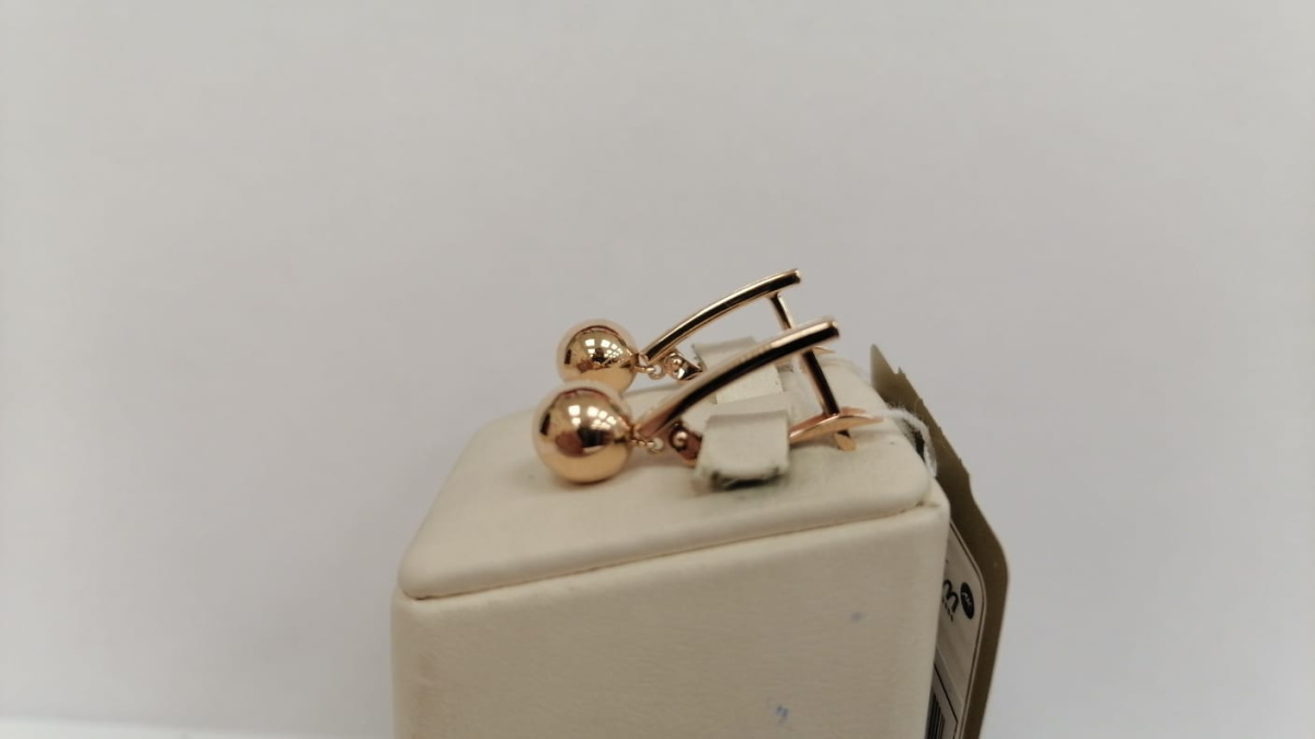 СЕРЬГИ С КАМНЯМИ (Au 585)