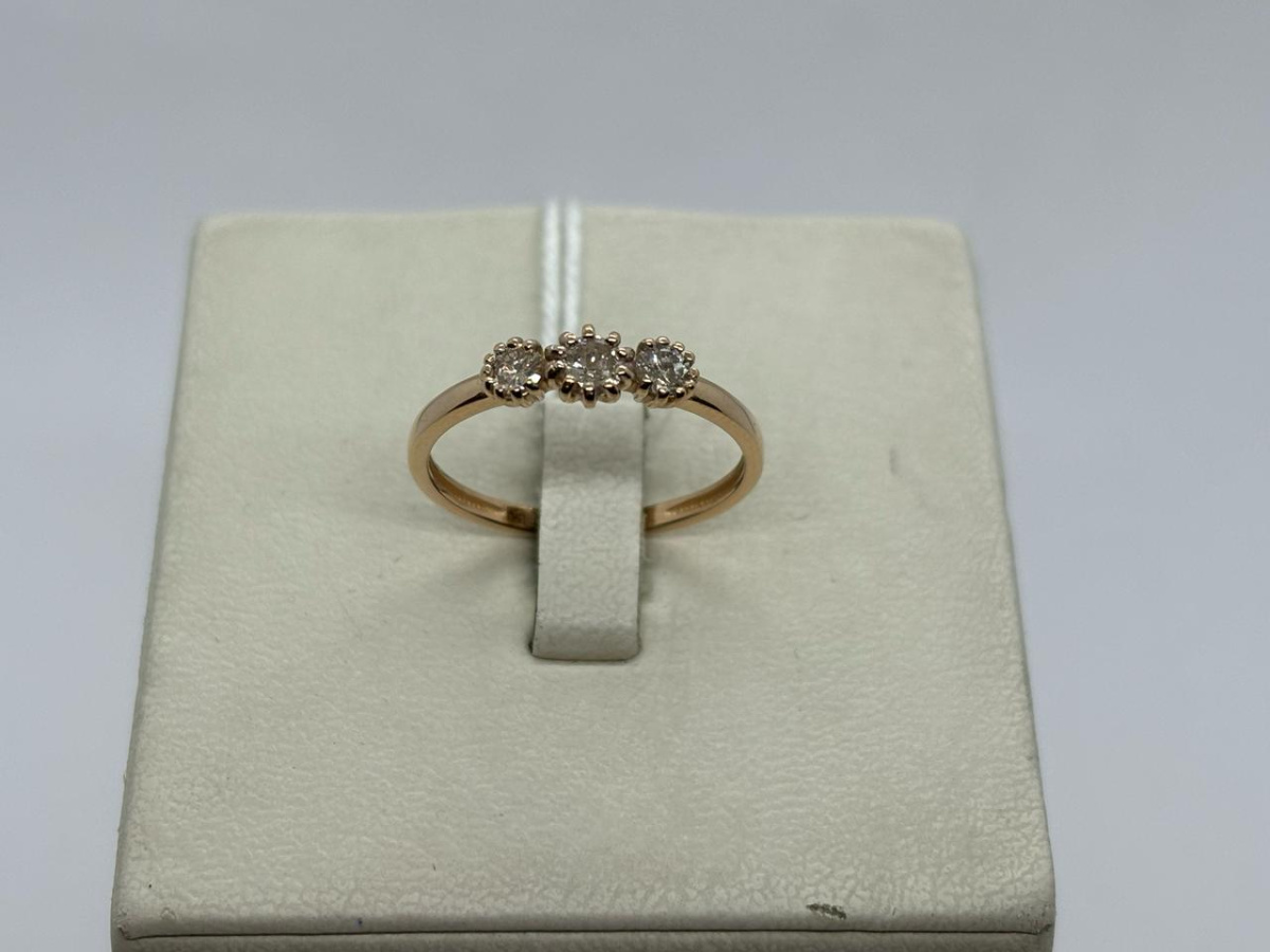 КОЛЬЦО БРИЛЛИАНТ Au 585