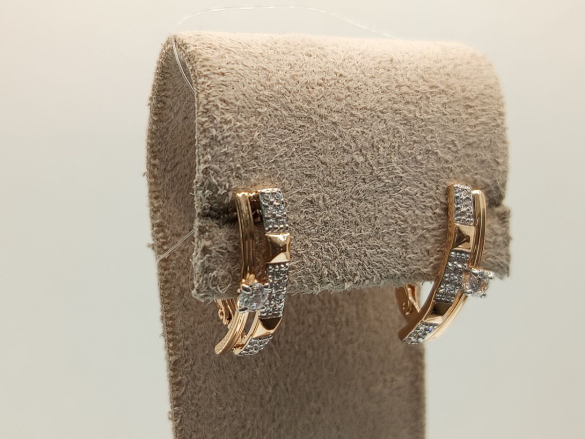 СЕРЬГИ С КАМНЯМИ (Au 585)