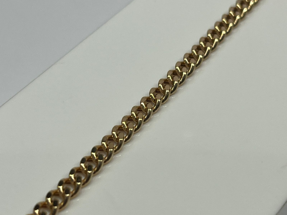 БРАСЛЕТ ПУСТОТЕЛЫЙ Панцирное (Au 585)