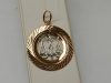 5655А/весы ПОДВЕСКА ЗНАК ЗОДИАКА ВЕСЫ (Au 585)