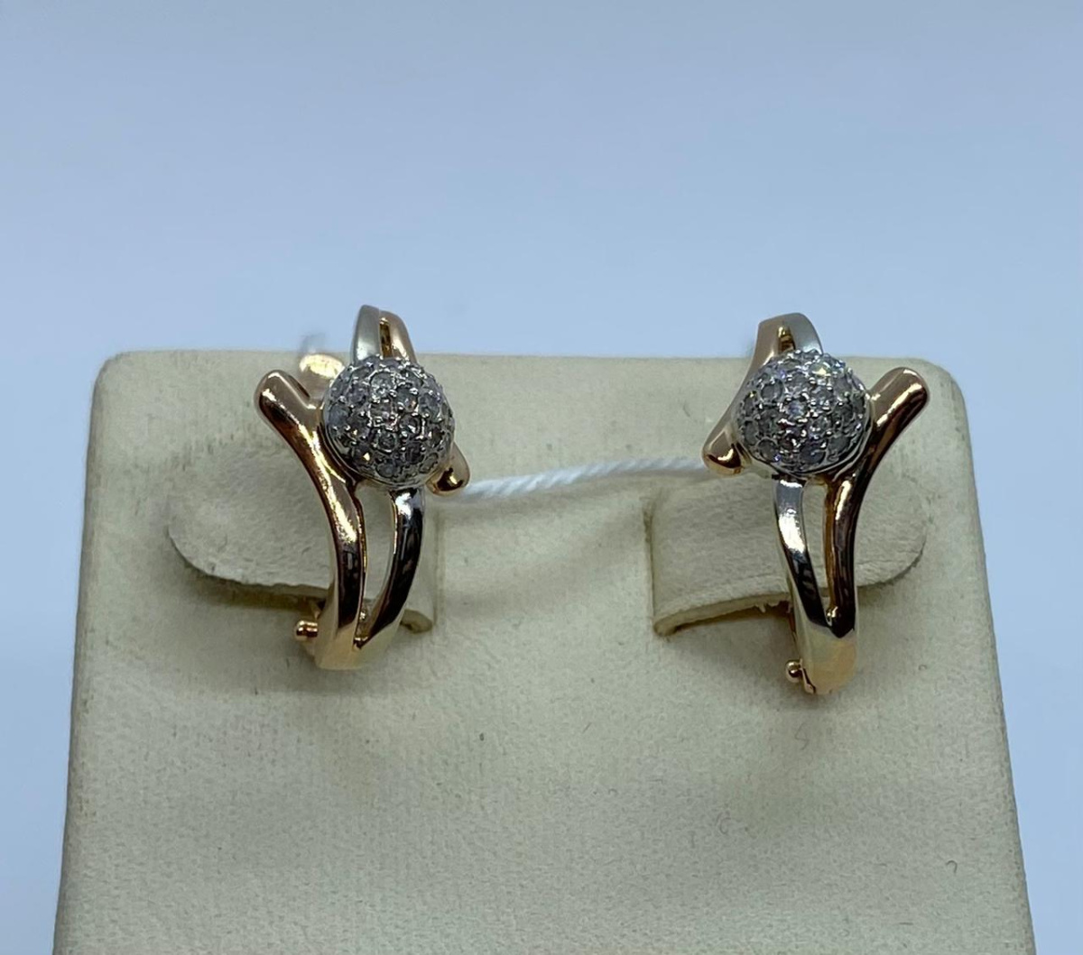 СЕРЬГИ БРИЛЛИАНТ (Au 585)