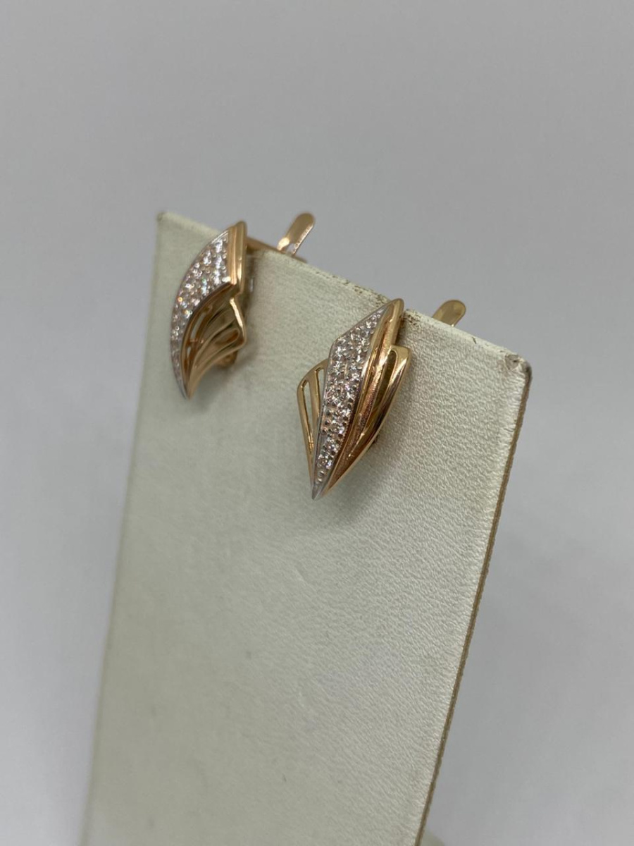 СЕРЬГИ С КАМНЯМИ (Au 585) СЕРЬГИ С КАМНЯМИ (Au 585)