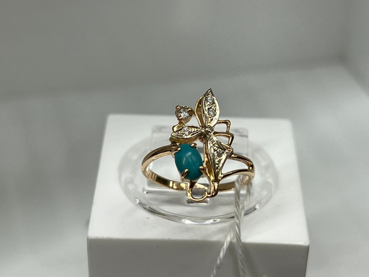 КОЛКМИ585 КОЛЬЦО С КАМНЯМИ (Au 585) КОЛКМИ585 КОЛЬЦО С КАМНЯМИ (Au 585)