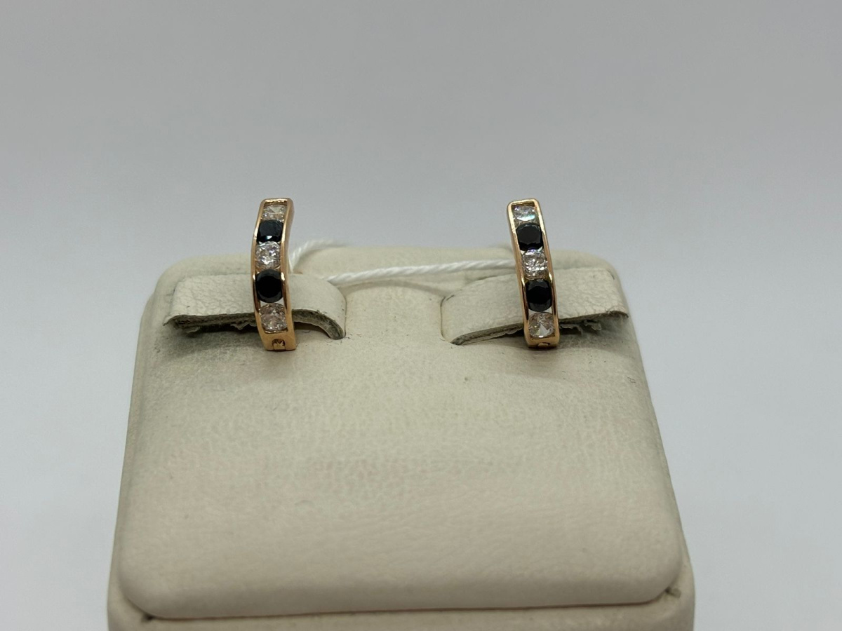 СЕРЬГИ С КАМНЯМИ (Au 585)