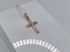 ПОДВЕСКА КРЕСТ БЕЗ КАМНЯ (Au 585)