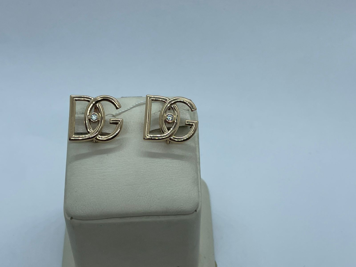 СЕРЬГИ С КАМНЕМ (Au 585) СЕРЬГИ С КАМНЕМ (Au 585)