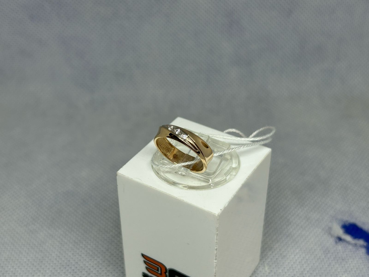 КОЛКМИ585 КОЛЬЦО С КАМНЯМИ (Au 585)